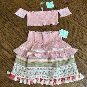 CHIO di stefania d mini skirt and top